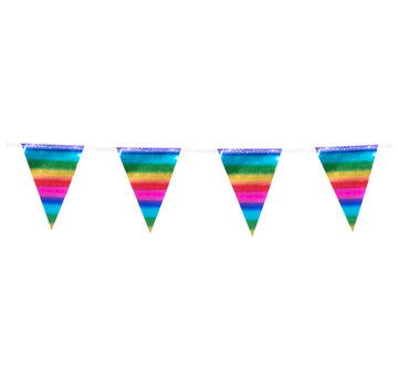 Folie mini vlaggenlijn Regenboog