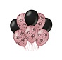 Verjaardag ballonnen 30 jaar roségoud en zwart