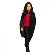 Zwarte dawn kinder cape