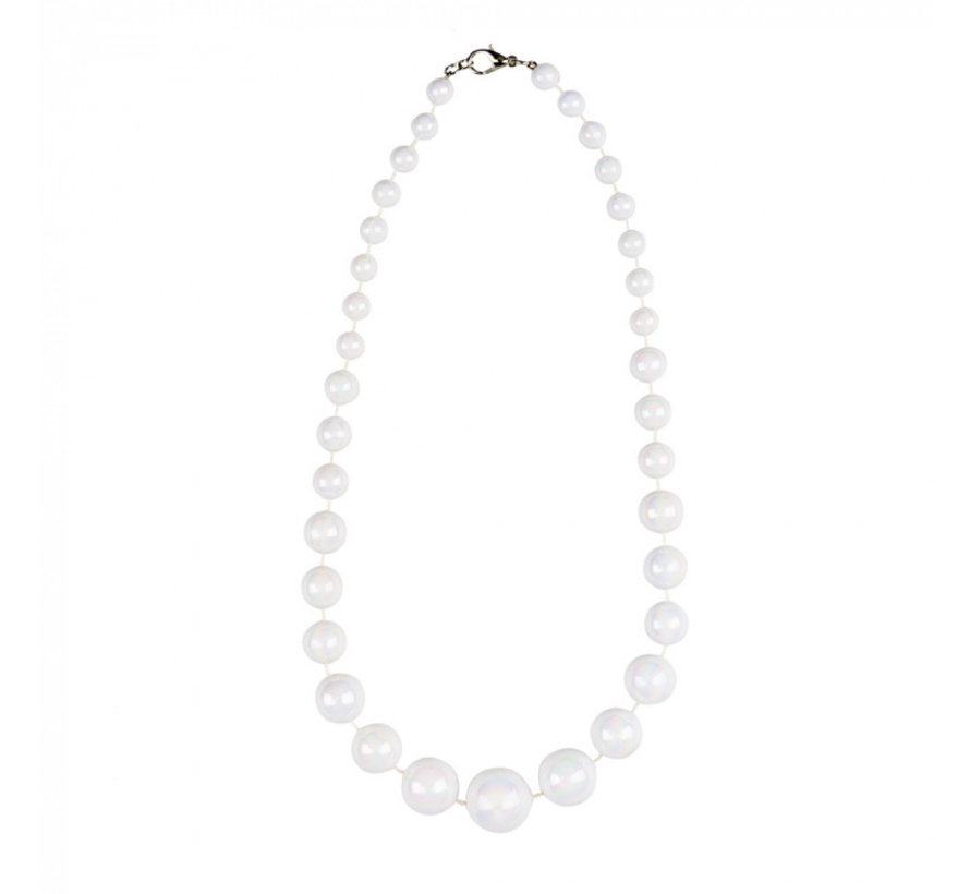 Witte dames charleston ketting