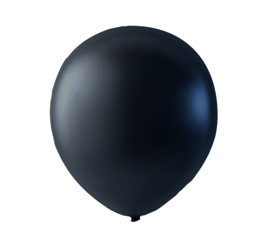 Milieuvriendelijke zwarte latex ballonnen 50 stuks