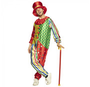 Rode clown wandelstok
