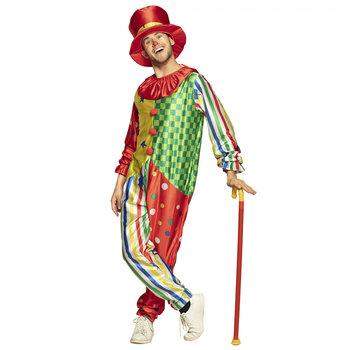 Rode clown wandelstok