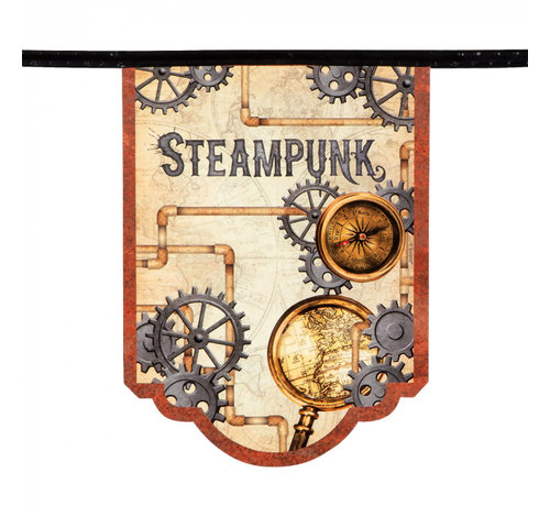 Kartonnen Steampunk vlaggenlijn