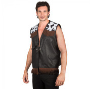 Zwarte western vest