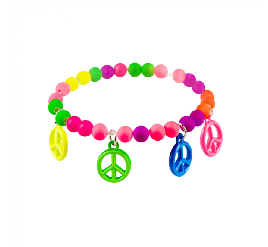 Multikleur hippie armband
