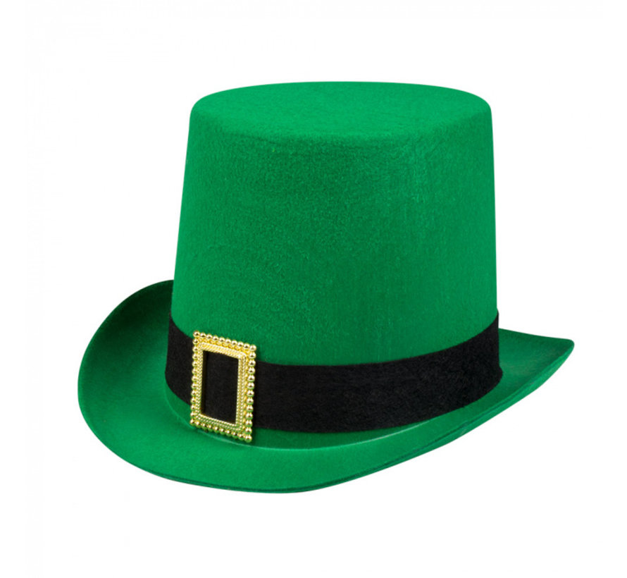 Lichtgroene St Patrick's day top hat