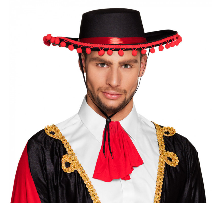 Mannen Matador hoed met franjes