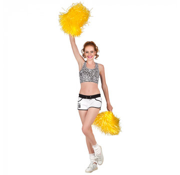 Pom-Pom Cheerleader Geel