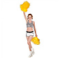 Pom-Pom Cheerleader Geel