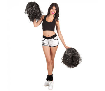 Cheerleader Pompons Zwart