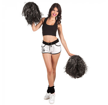 Cheerleader Pompons Zwart