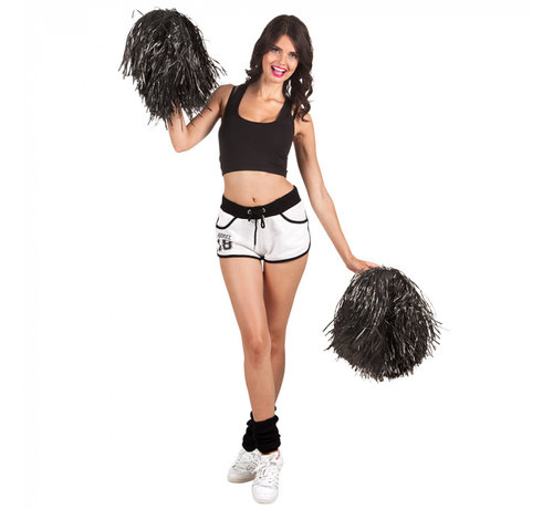 Cheerleader Pompons Zwart