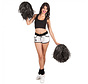 Cheerleader Pompons Zwart