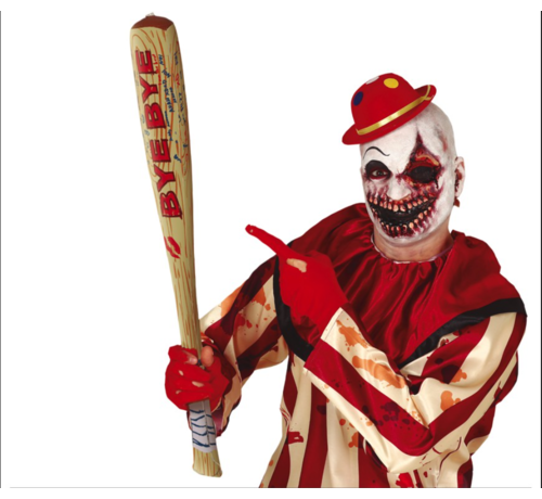 Opblaasbare Halloween Knuppel Clown