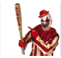 Opblaasbare Halloween Knuppel Clown