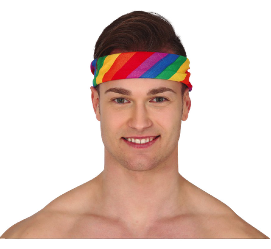 Bandana Regenboog hoofdband