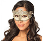 Zilverkleurig dames oogmasker