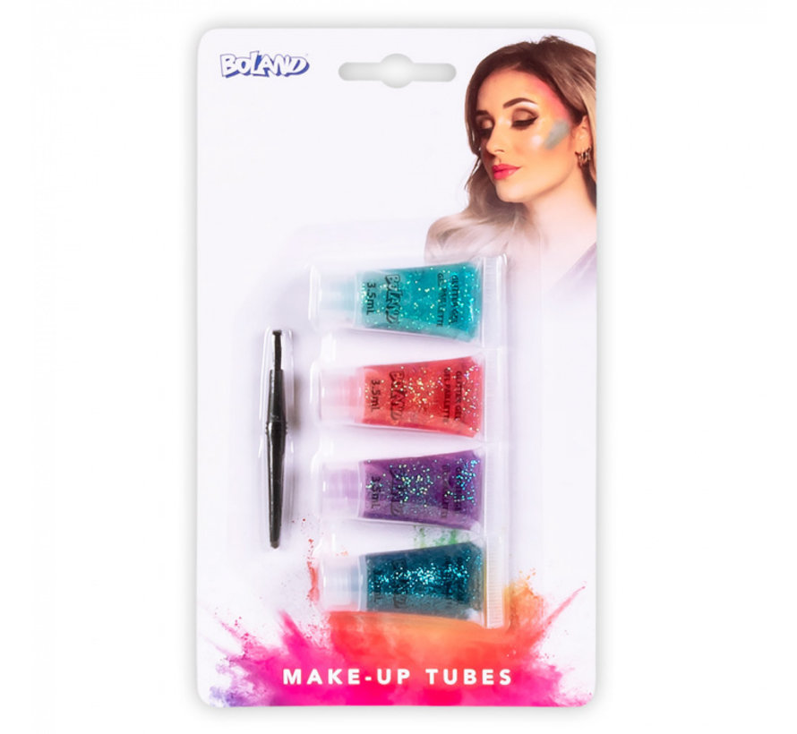 Dames Glittergel Make-up set