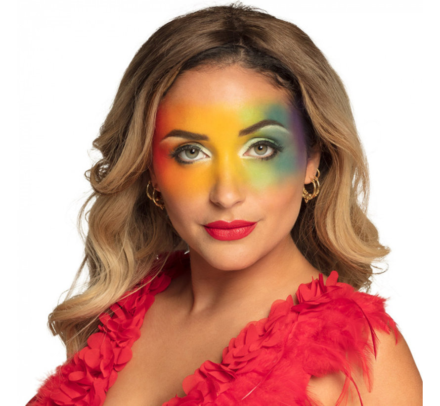 Regenboog dames make-up set