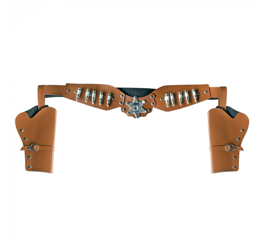 Bruine mannen cowboyholster