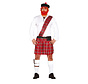 Schots mannen verkleed kostuum