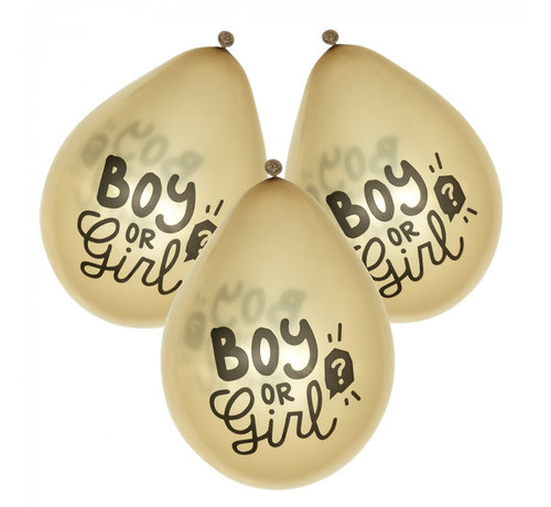 Latex Gender reveal ballonnen