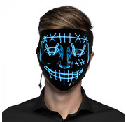 Led-masker Killer blauw