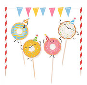 Taartdecoratie kit Donut