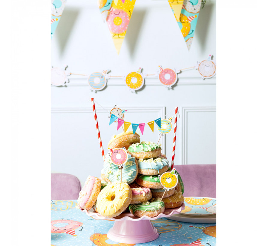 Taartdecoratie kit Donut