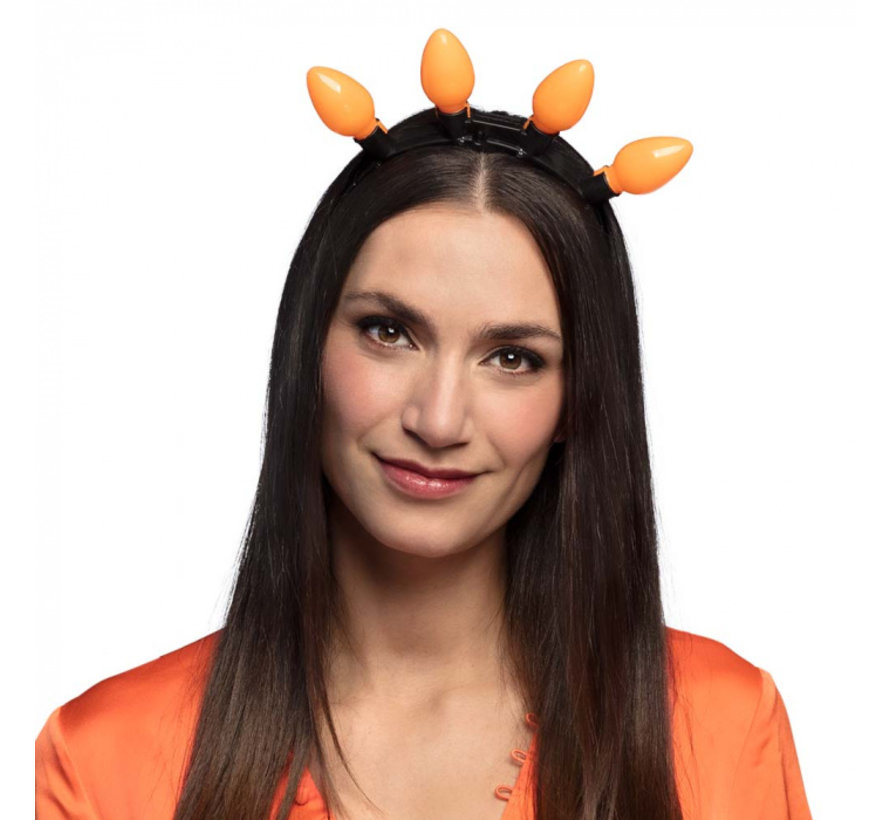 Oranje WK LED Lampjes Diadeem