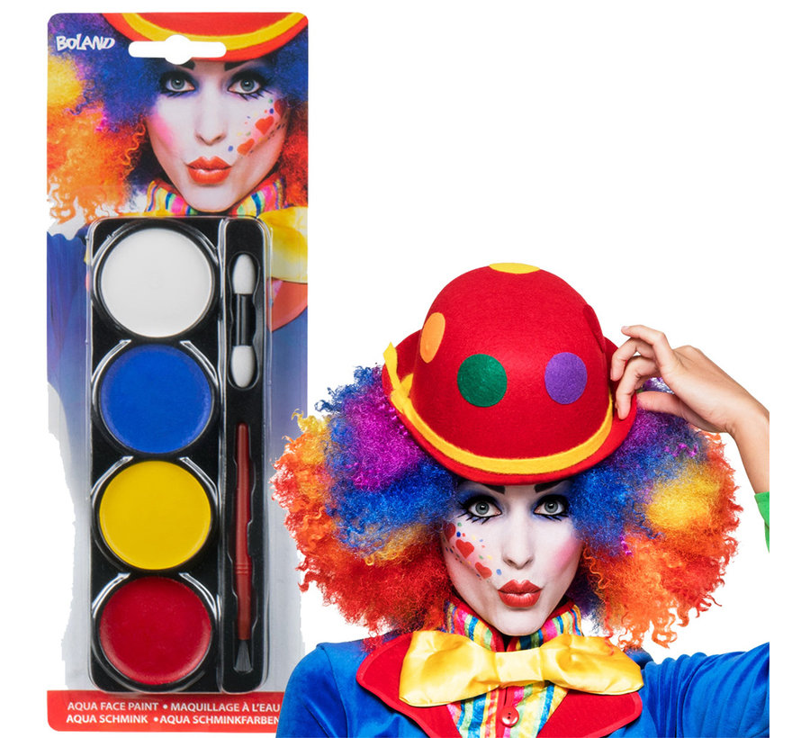 Palet Clown schmink op waterbasis