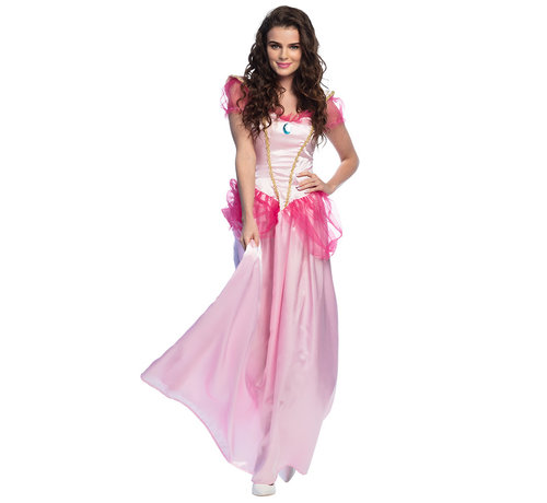 Roze prinsessen jurk volwassenen