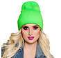 beanie muts neon groen