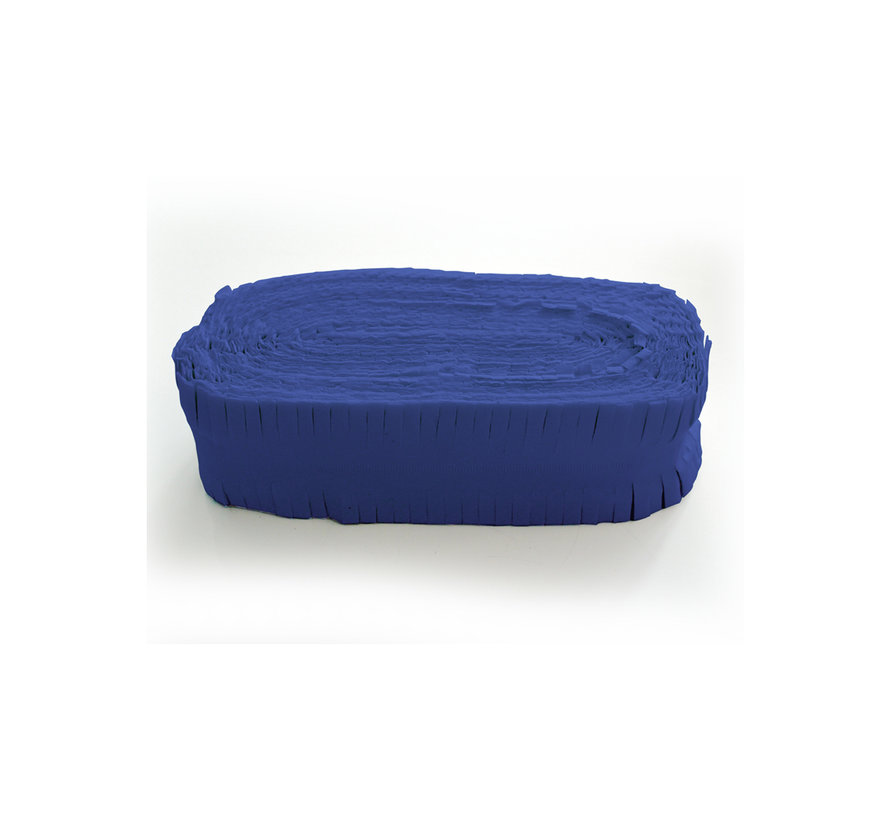 Crêpe papier slinger marine blauw