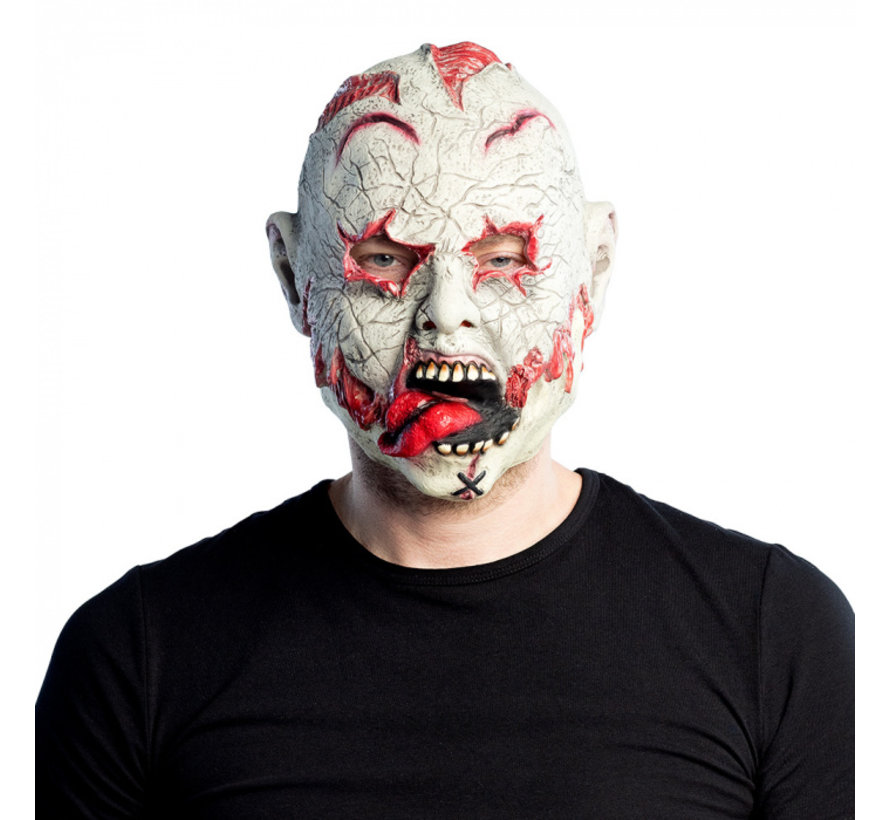 Latex Hoofdmasker Undead Zombie