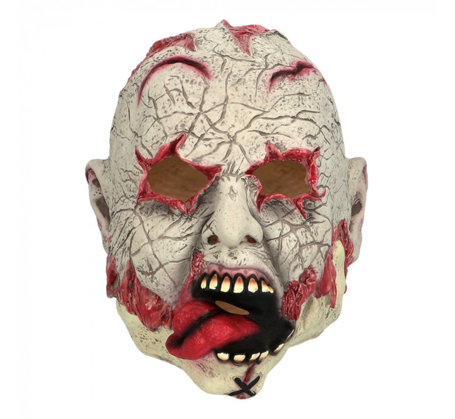 Latex Hoofdmasker Undead Zombie