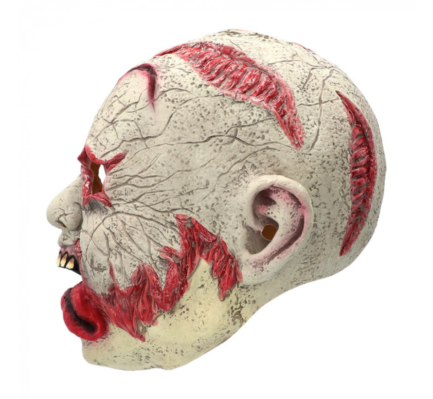 Latex Hoofdmasker Undead Zombie