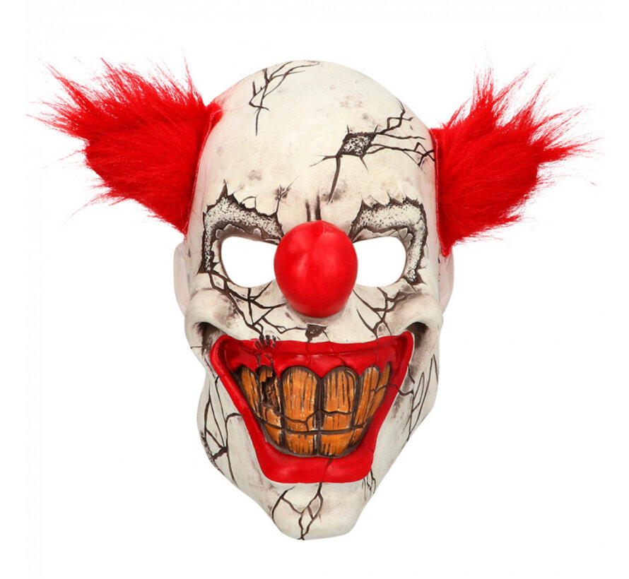 Latex Gezichtsmasker Wicked Clown