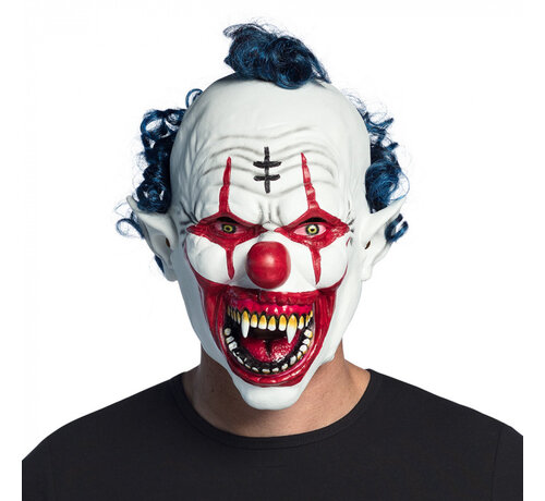 Latex Hoofdmasker Vampier Clown