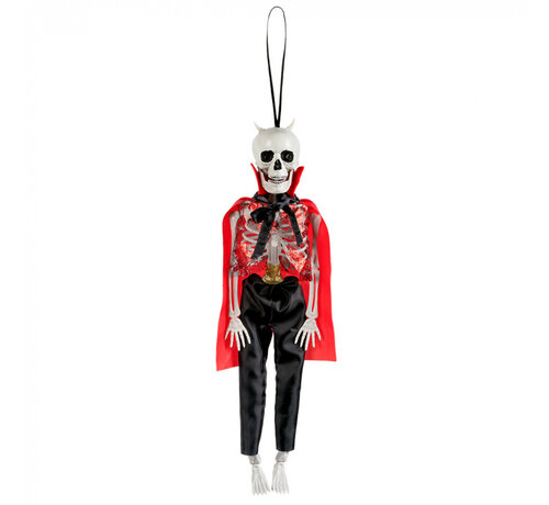 Halloween hangdecoratie skelet duivel