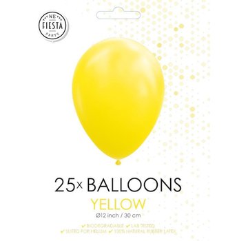 25 Ballonnen geel