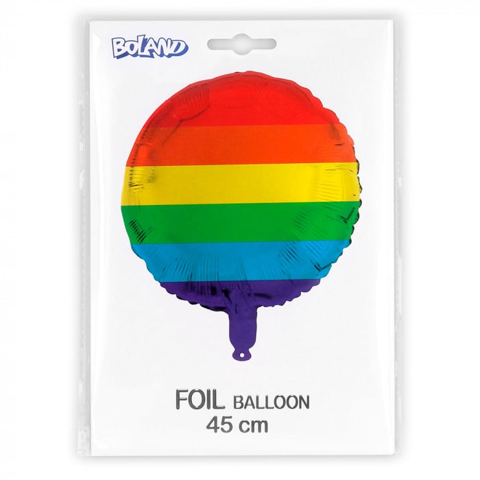 80 rainbow confetti folie ballon 18 inch
