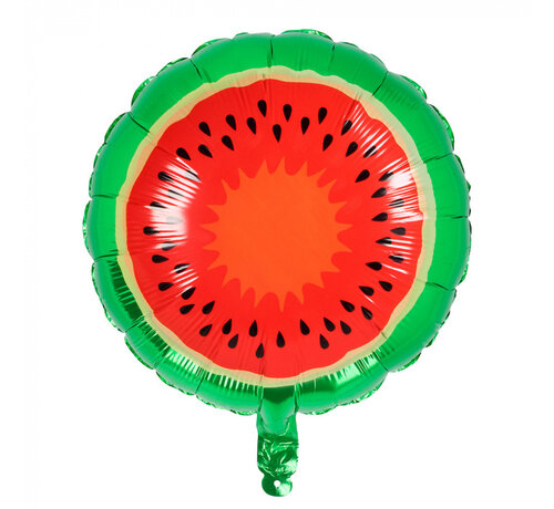 Folieballon Watermeloen rond