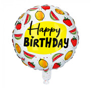 Folieballon "Happy Birthday"