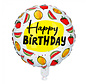 Folieballon Fruit "Happy Birthday"