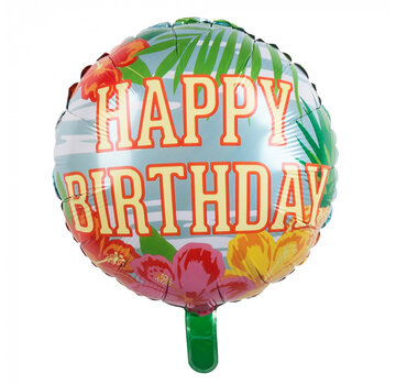 Folieballon "Happy Birthday"