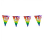Folievlaggenlijn Regenboog cijfer '40'