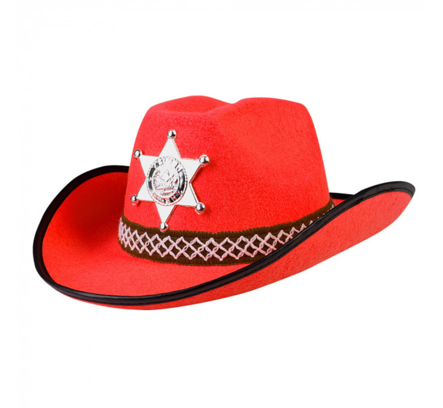 Kinderhoed Sheriff junior  rood