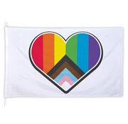 LGBTQ+ Polyester vlag